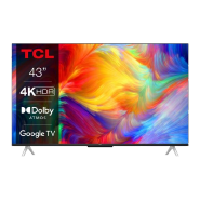TCL
Telewizor LED 43″
(Smart, 4K UHD, DVB-T2, HEVC)